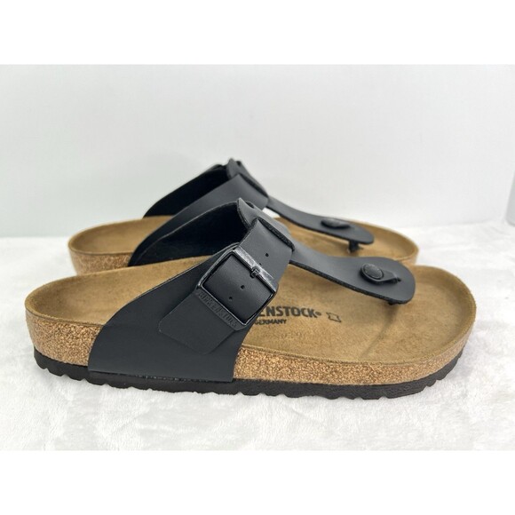 Birkenstock Medina Sandals Black Birkoflor T Strap Mens Size 10 Reg / 43 / W12 main image 9